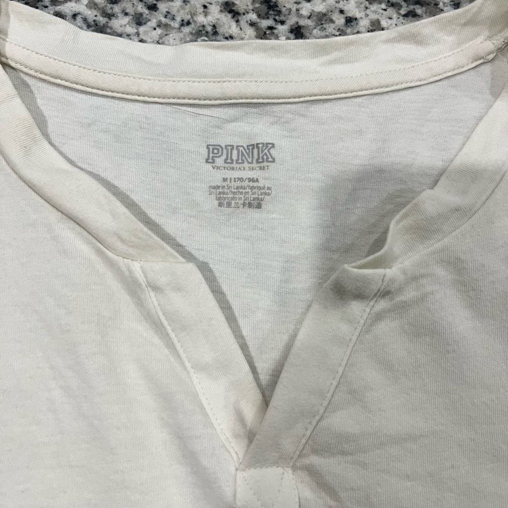 Women’s Cream PINK T-Shirt - Picture 3 of 4